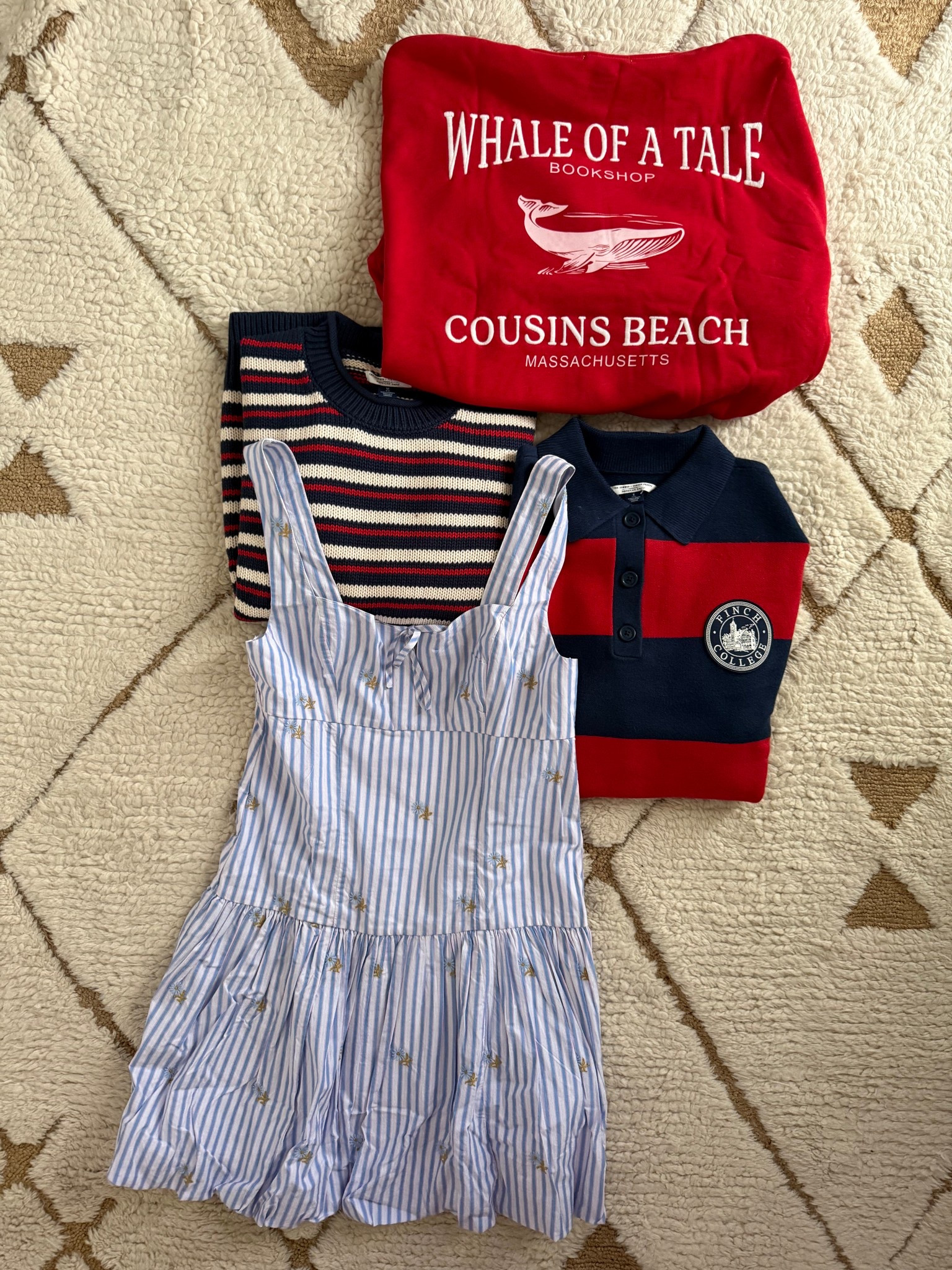 New pieces from the The Summer I Turned Pretty x American Eagle collab. They’re so cute! 🐋

New England fashion, booktok, bubble dress, rugby polo, preppy, Americana fashion, striped sweater, book store sweatshirt 

#LTKFindsUnder100 #LTKSeasonal