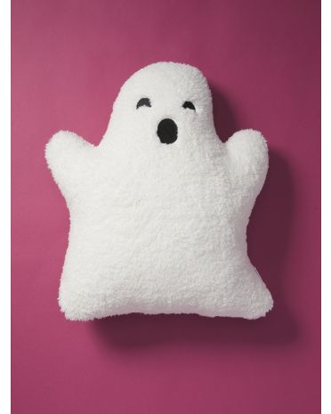 19x22 Sherpa Ghost Shaped Pillow | HomeGoods