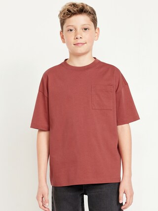 Oversized Short-Sleeve Pocket T-Shirt for Boys | Old Navy | Old Navy (US)