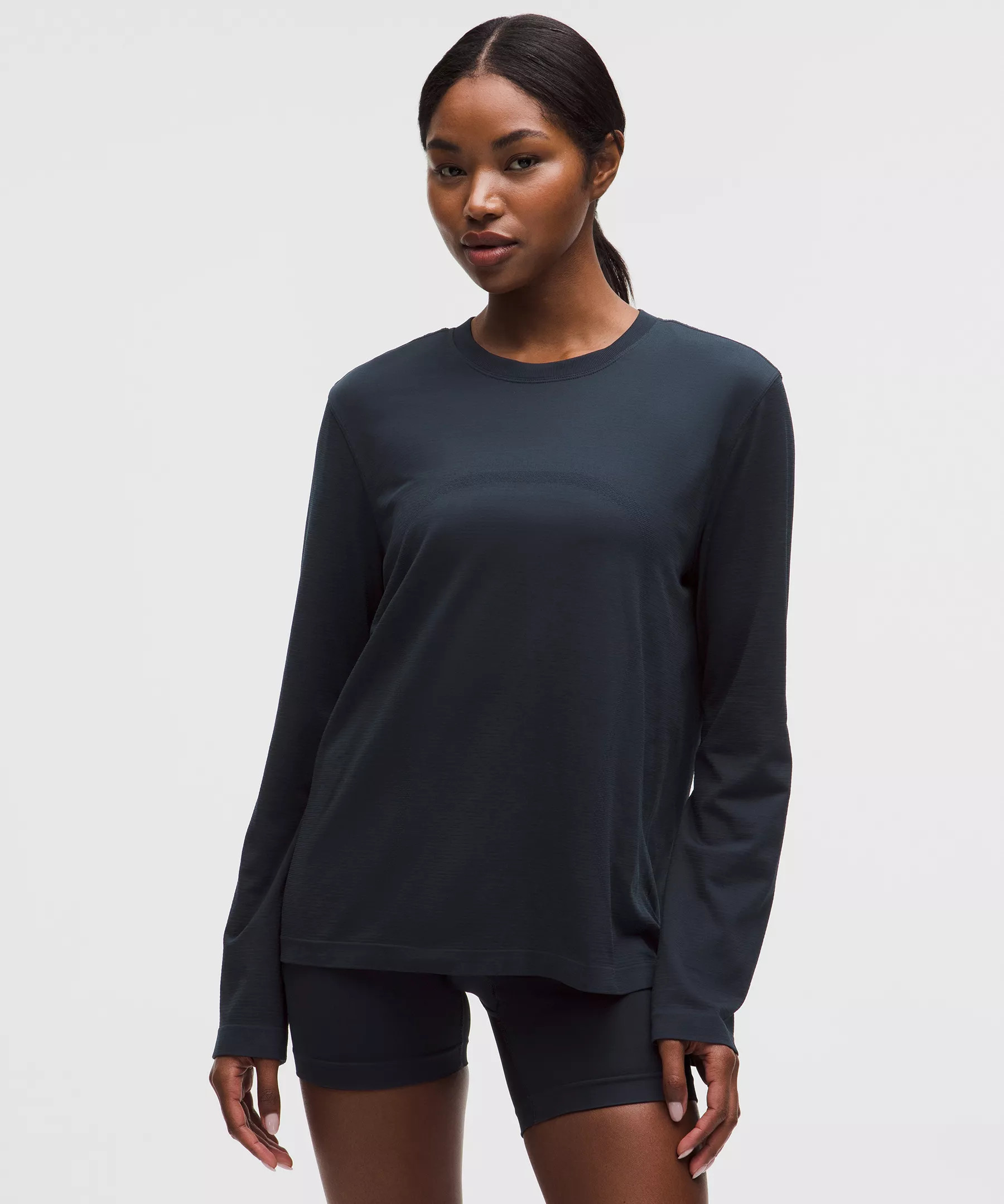 Swiftly Relaxed Long-Sleeve Shirt Hip Length | Lululemon (US)