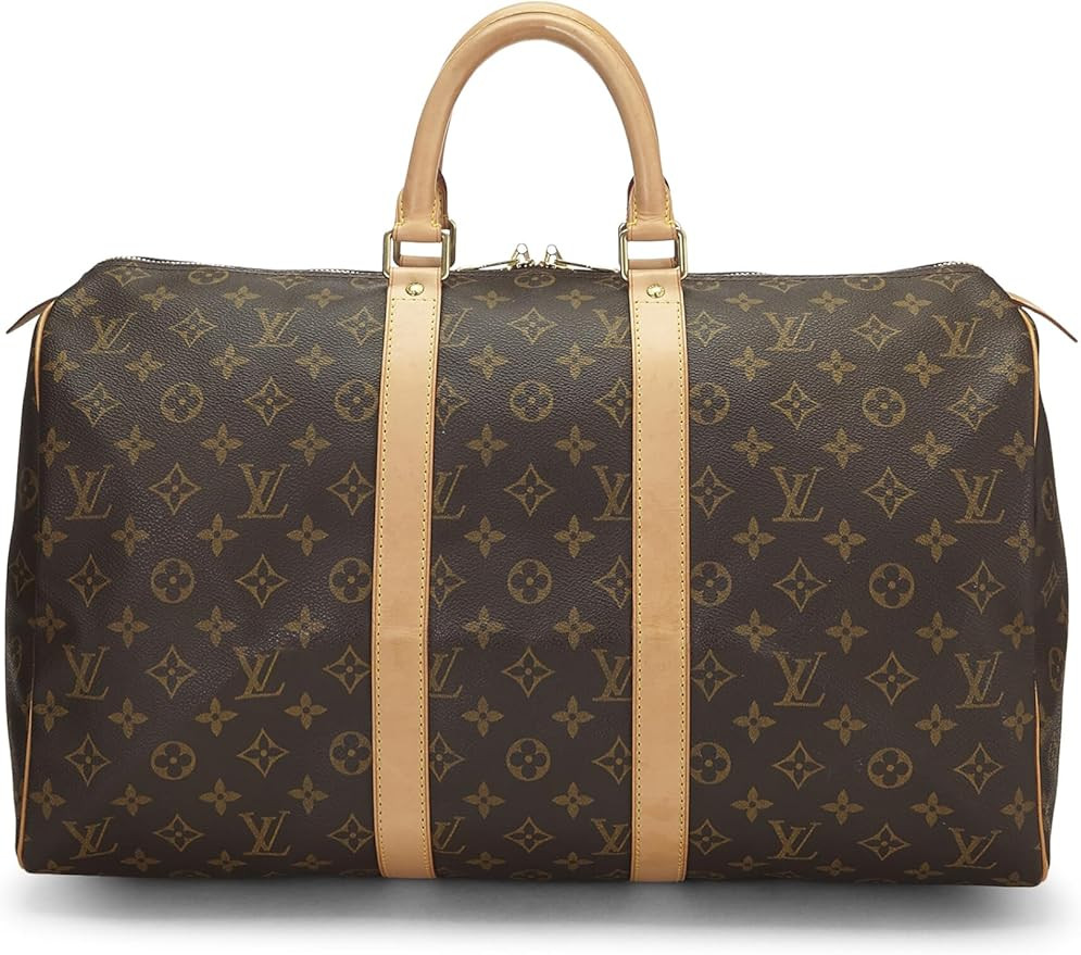 Amazon.com: Louis Vuitton, Pre-Loved Monogram Canvas Keepall 45, Brown : Clothing, Shoes & Jewelr... | Amazon (US)