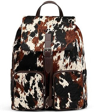 Marc Nolan Cow Print Pony Hair Soho Backpack - Dark Horse | Dillard's