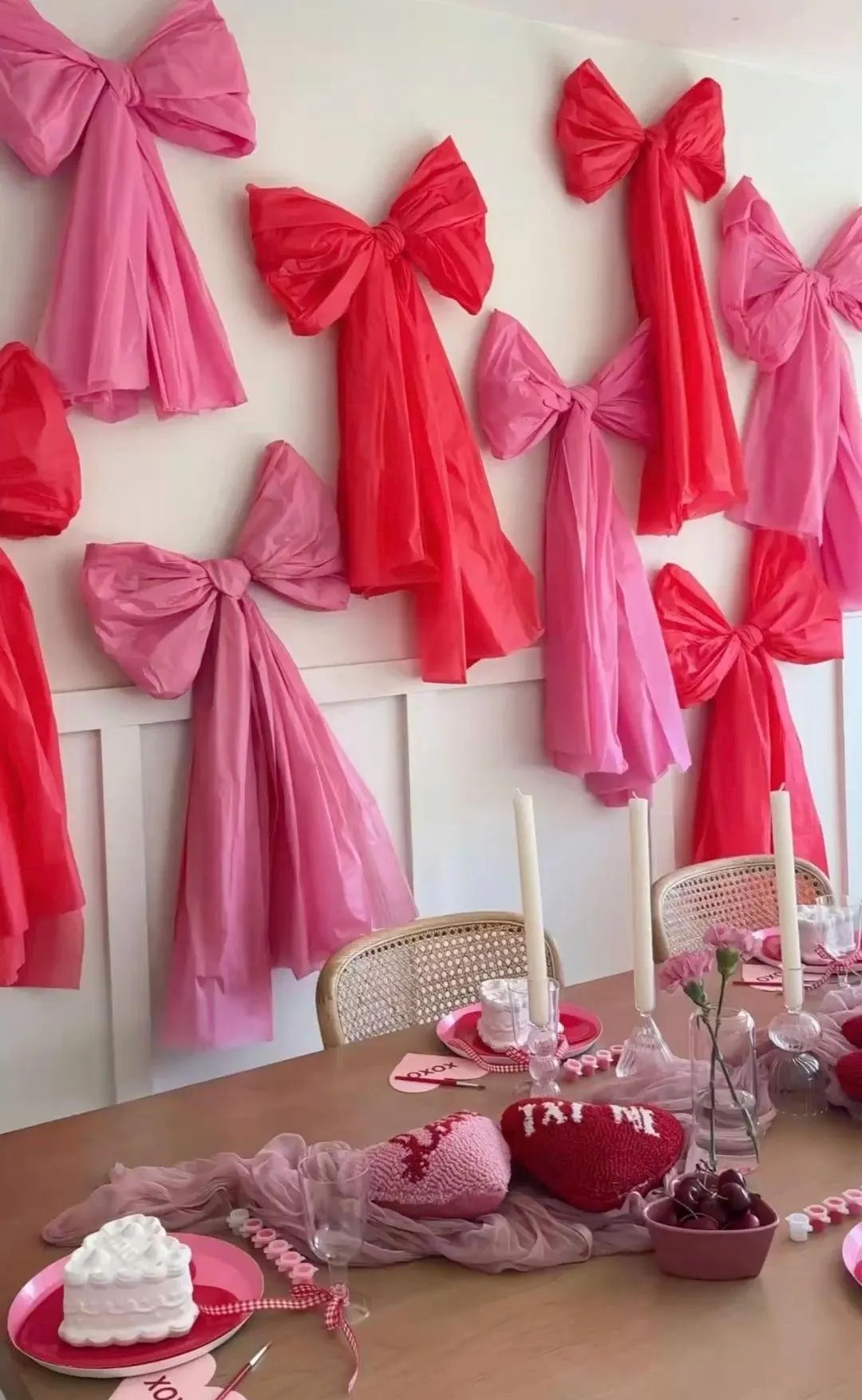 Valentine’s Day Oversized Bow Party Decor, Coquette, Girly, Bridal Shower, Birthday, Baby Showe... | Etsy (US)