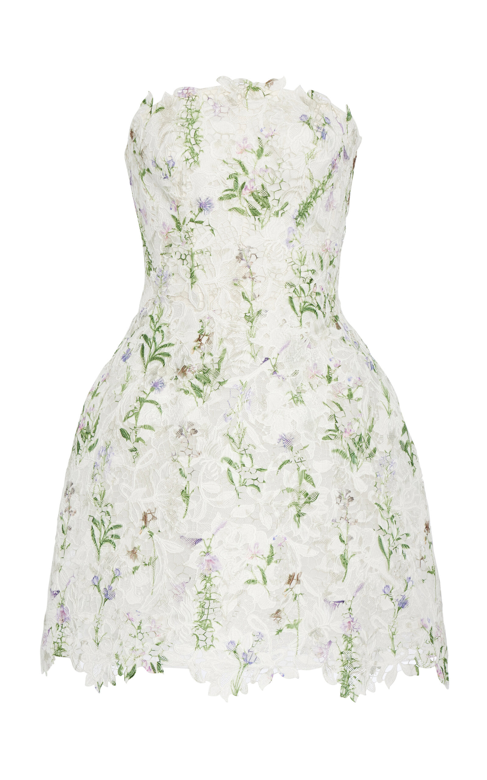 Printed Lace Mini Dress | Moda Operandi (Global)