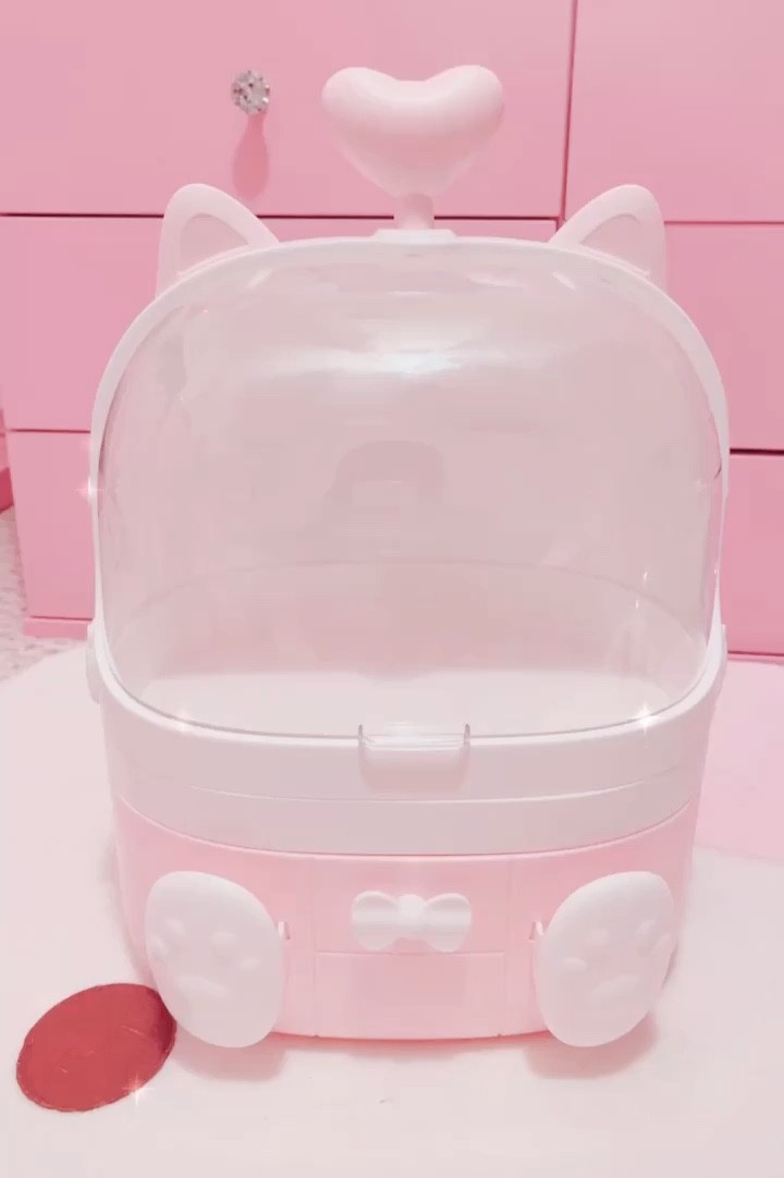Pink Cat Skincare/Makeup Organizer 🎀 

#LTKunder100 #LTKbeauty #LTKhome