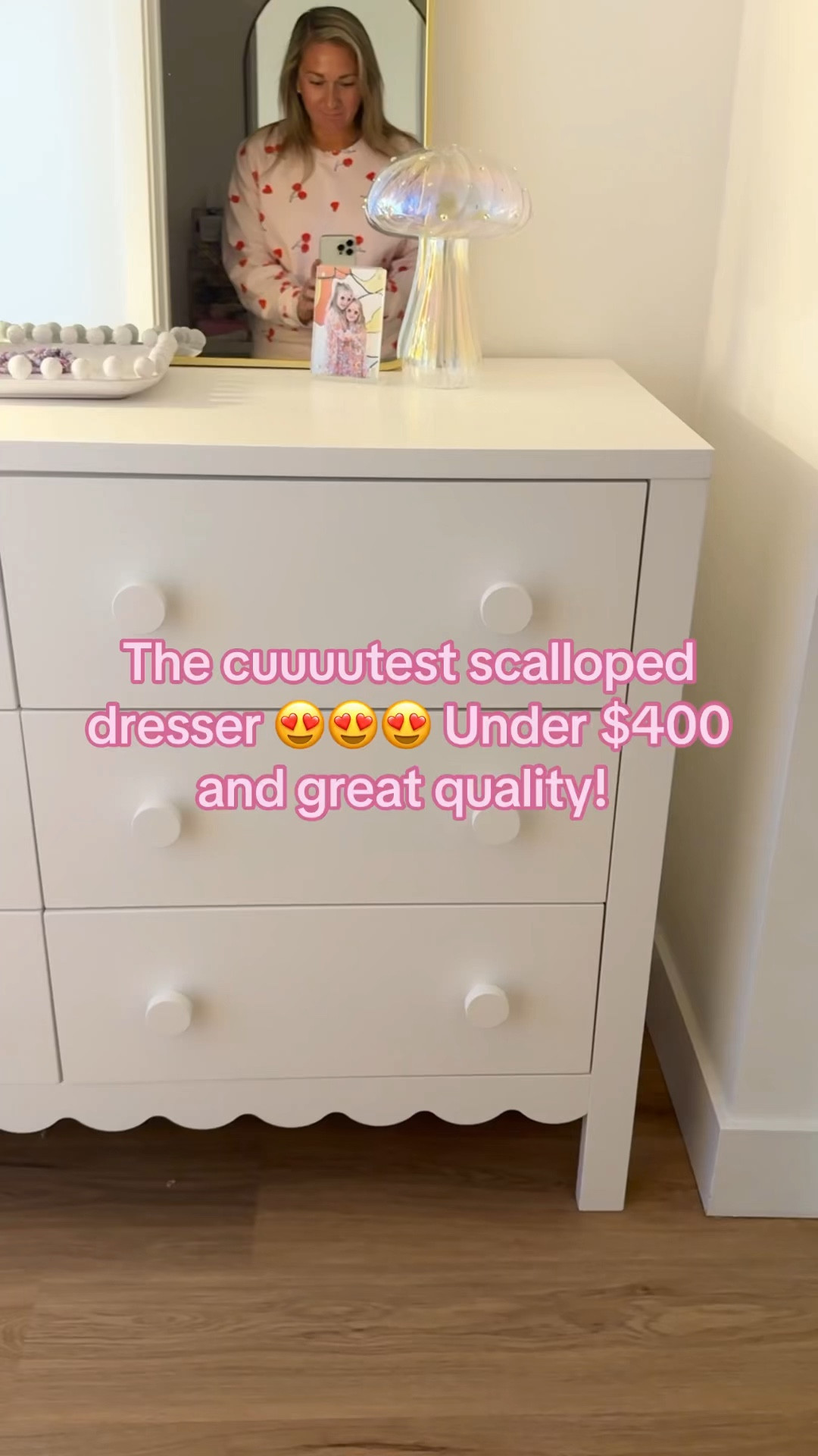 The cutest scalloped dresser! It’s great quality and was really easy to put together. 

#LTKWatchNow #LTKKids #LTKHome
