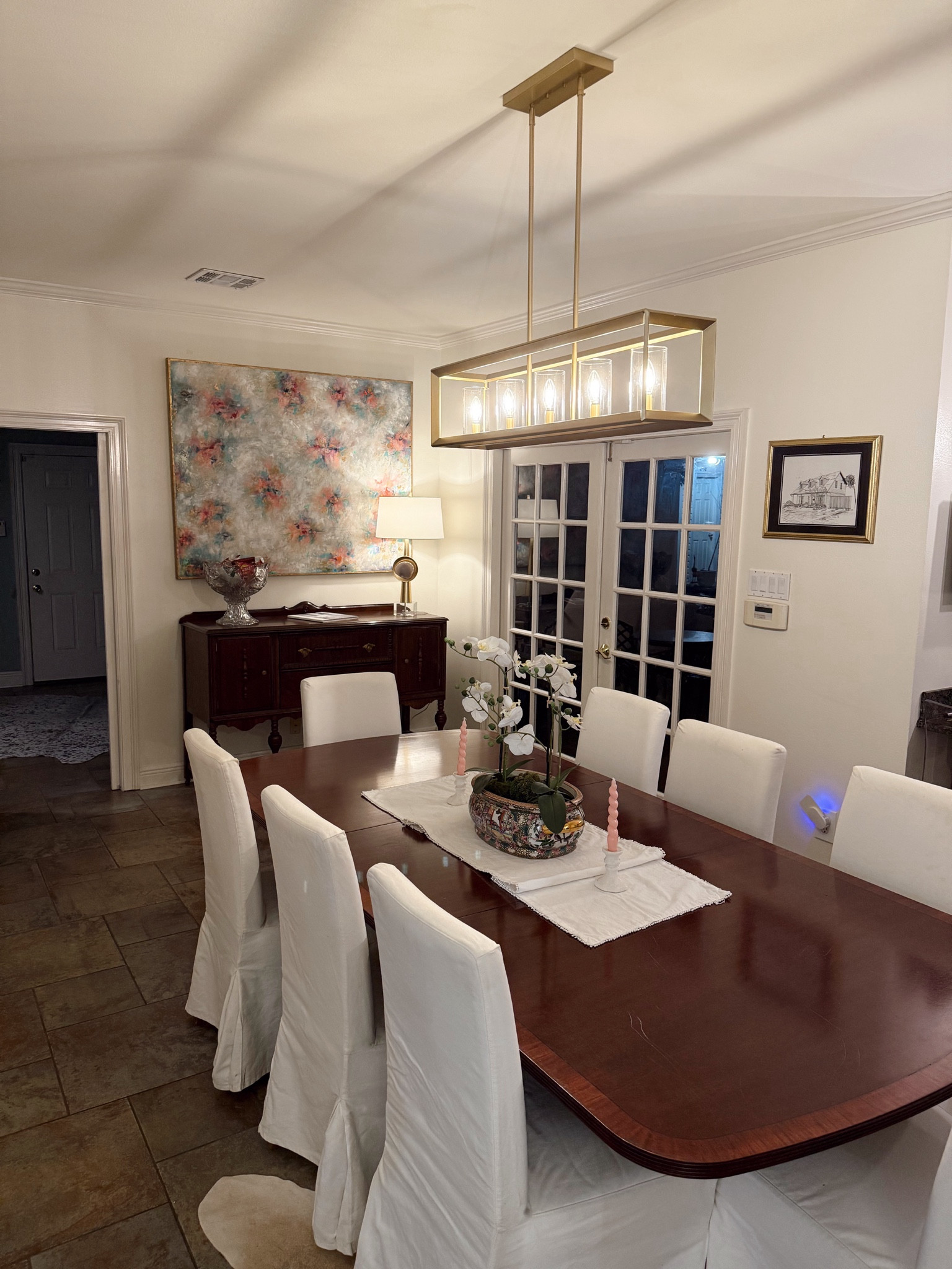 Obsessed with my new dining room light fixture! We moved into an older home and decided to make small updates before doing any major renovations… light fixtures and paint were my first stop! This would also look fabulous over a kitchen island 🤩

#LTKHome #LTKStyleTip #LTKMostLoved