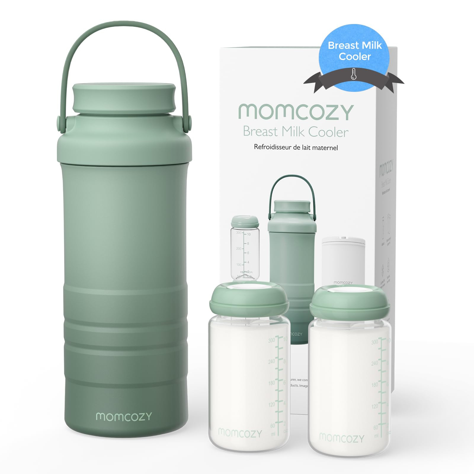 Momcozy 22oz Portable Breast Milk Cooler for Outdoor, 360°Total Cooling for 24Hours, Larger Capa... | Amazon (US)