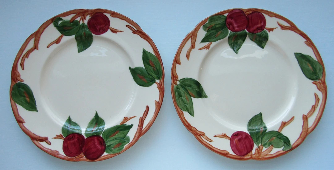 Sets of TWO Franciscan Apple Salad Plates, USA or England Made - Etsy | Etsy (US)