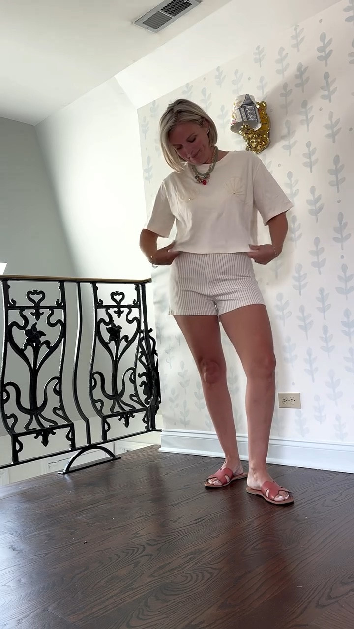 Me? Neutrals? No one was more shocked than me when I looked into my bright red cart to see beige! I love the elevated details on all of these summer neutrals-don’t miss the seashell detailing on the tee. We’ve linked them in LTK! The athleisure dress isn’t online yet, but it’s All in Motion Airy Dress. 

#millennialmom #momstyle #momlife #mombod #ltkover40 #ltkover30 #ltkunder50 #targetstyle