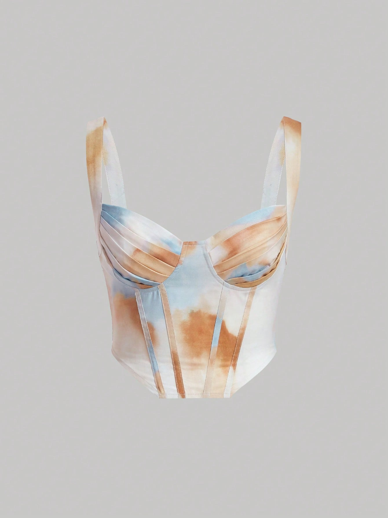 SHEIN MOD Tie Dye Bustier Cami Top | SHEIN