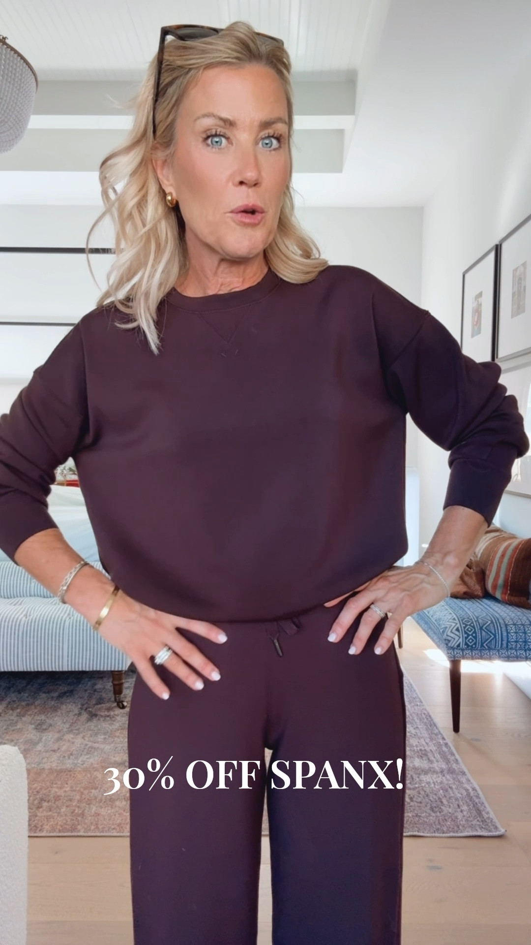 Spanx Black Friday sale is here!! 30% off sitewide!

Crewneck: xs
Pants: small 

#LTKSaleAlert #LTKOver40 #LTKCyberWeek