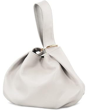 Women's Clutch Soft Vegan Leather Hobo Top Handle Bag Small Tote Purse | Amazon (CA)