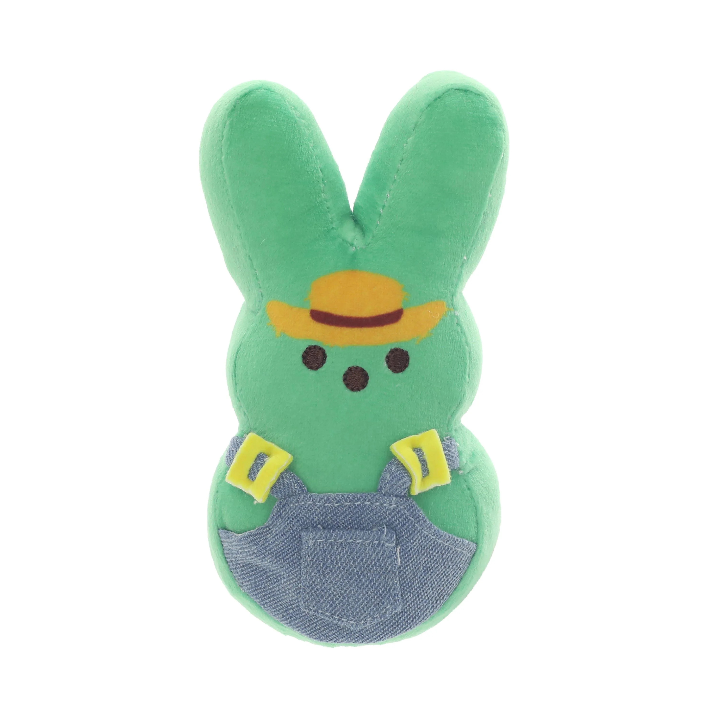 PEEPS® 6-Inch Green Bunny Marshmallow-Scented Plush Toy — Farmer | Walmart (US)