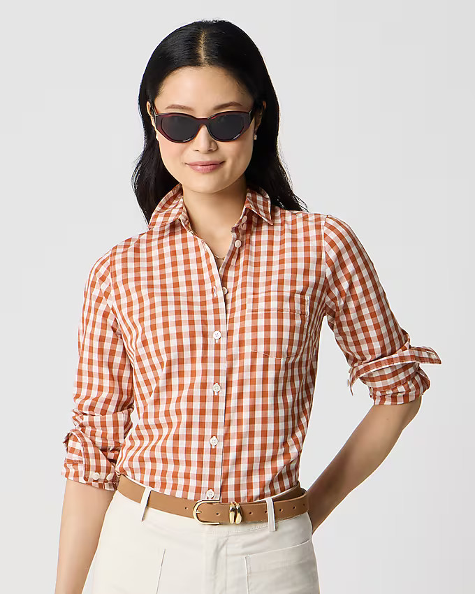Lightweight cotton-blend shirt in signature fit | J.Crew Factory