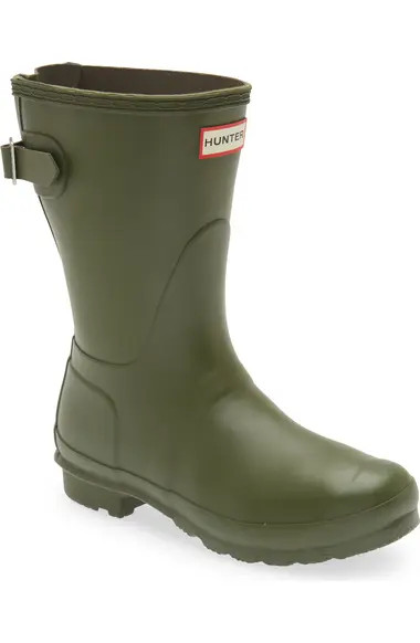 Hunter Original Short Back Adjustable Rain Boot (Women) | Nordstrom