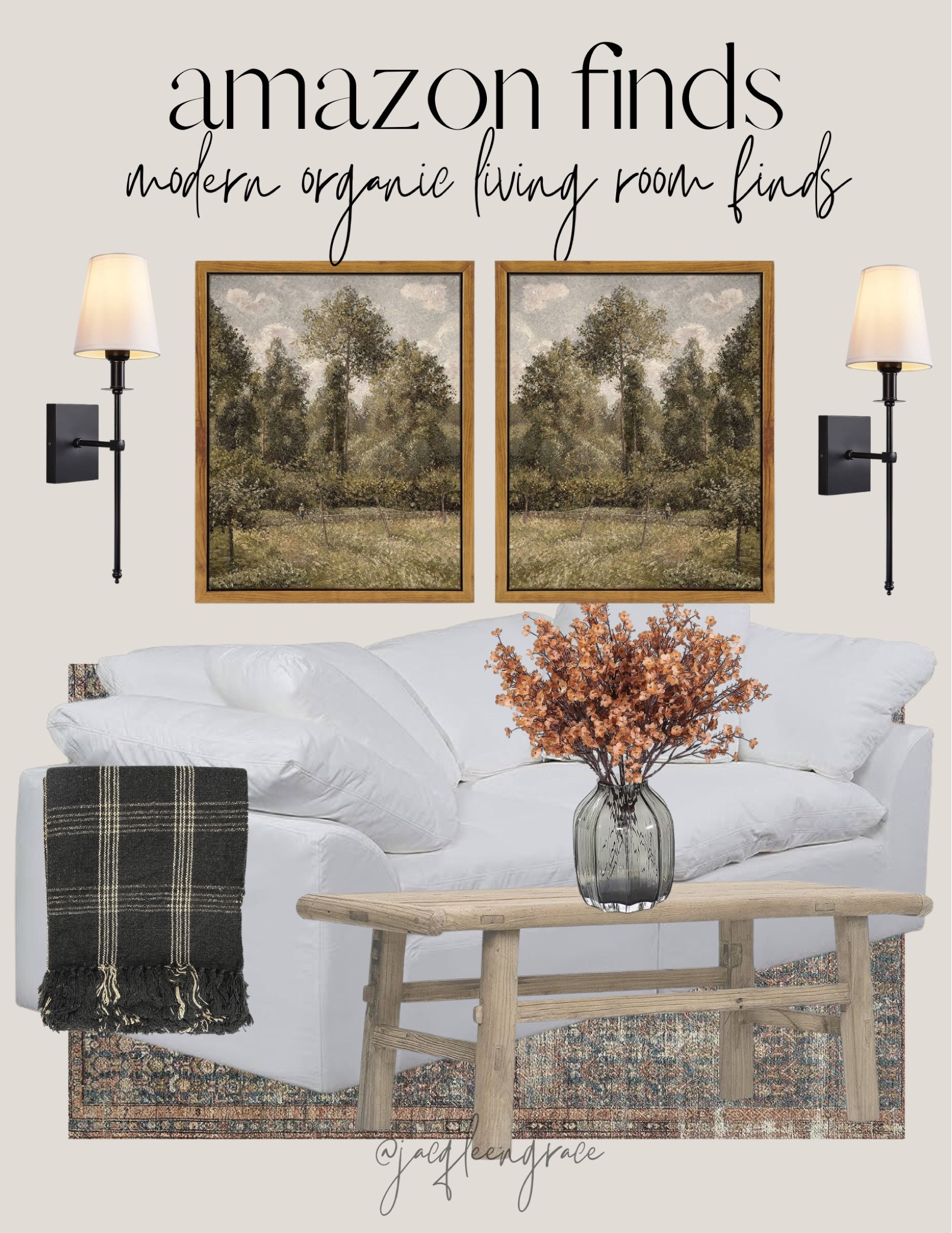 Modern organic living room finds. Budget friendly furniture finds. For every budget. Organic modern, cottage chic, homestead. Amazon home finds, modern farmhouse style, budget decor, splurge or save favorites, non toxic sustainable home finds.

#LTKhome #LTKstyletip #LTKFind