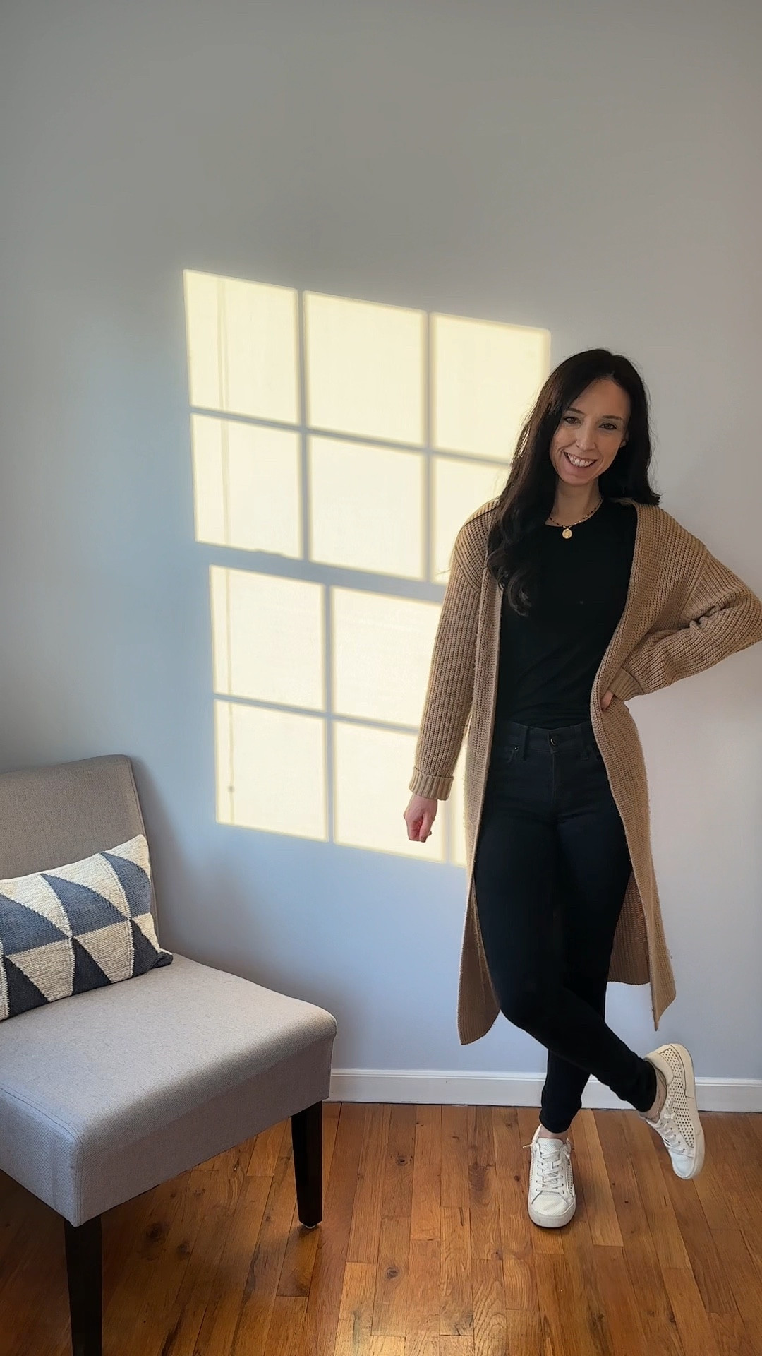 Keeping it classic and comfy today for a cozy yet polished work look 🍂🖤 Ready to take on the day! #FallOutfit #WorkWear #GettingDressed #TanAndBlack #OOTD #OfficeStyle

#LTKFindsUnder100 #LTKStyleTip #LTKWorkwear