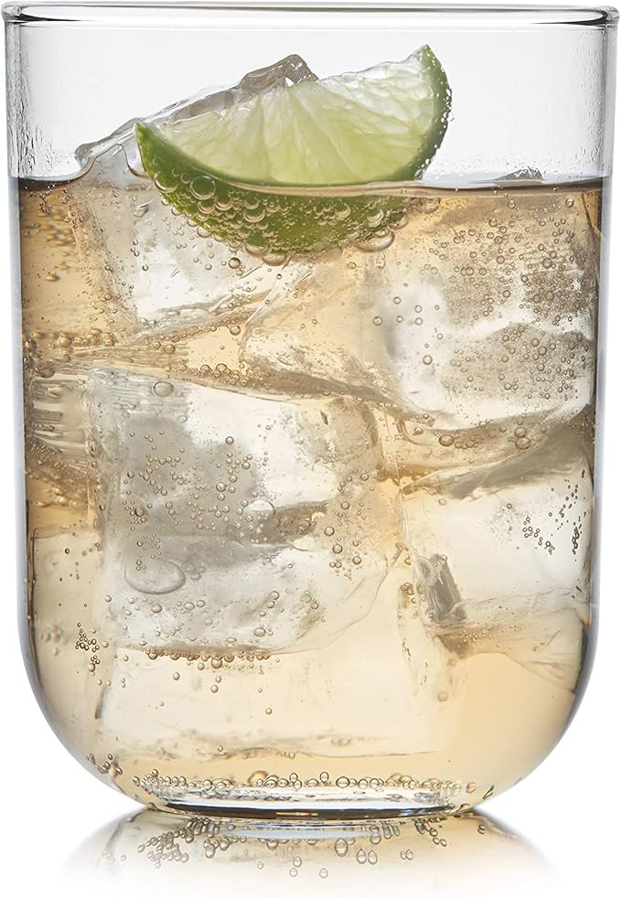 Libbey Polaris Rocks Glasses, Axis, 15-ounce, Set of 8 | Amazon (US)