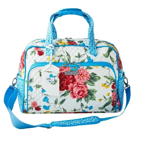 The Pioneer Woman Sweet Rose Quilted Fabric Weekender Bag | Walmart (US)