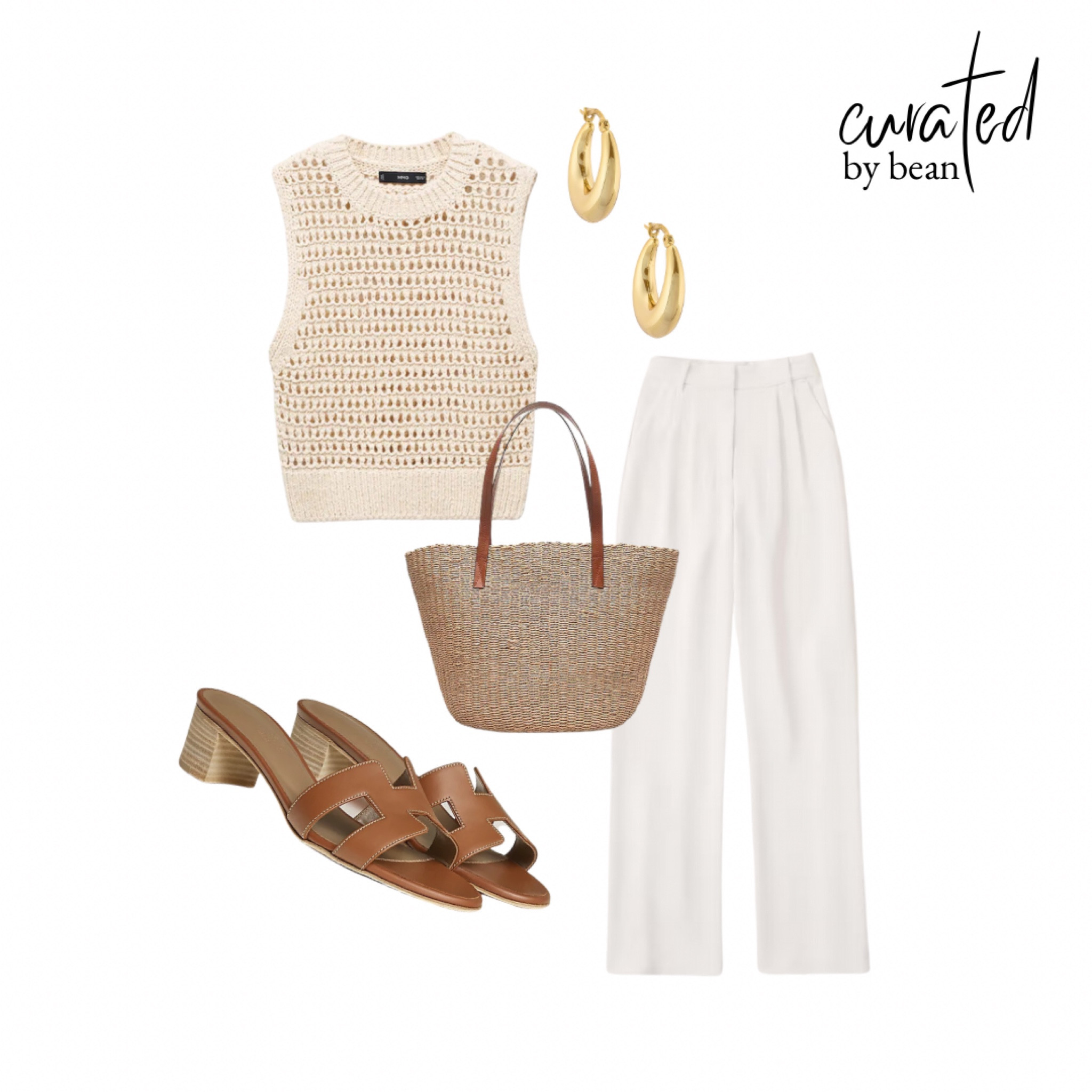 Transitional fall outfit 🤍 sweater tank top. Linen pants. Linen trouser. raffia
Bag. Sandals.

#LTKSeasonal #LTKSale