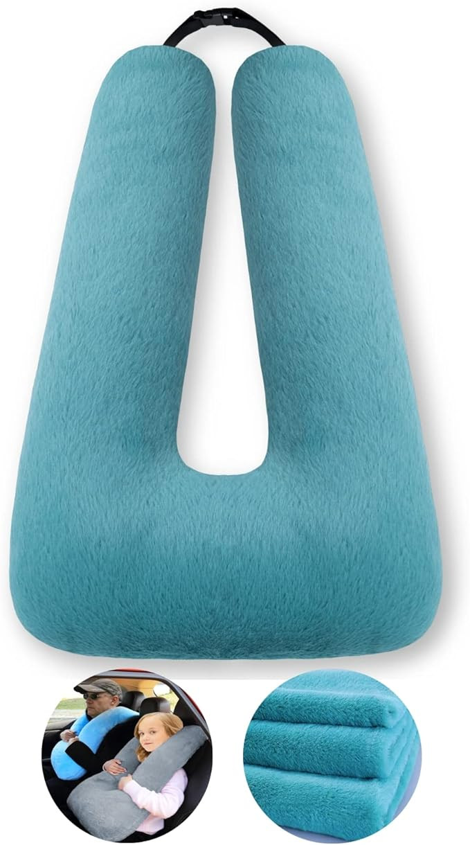 Travel Pillow Car Pillow Kid Car Sleeping The Sleeping Aid for Adults and Kids on Road Trips Kids... | Amazon (US)