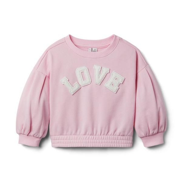 Love Puff Sleeve Sweatshirt | Janie and Jack