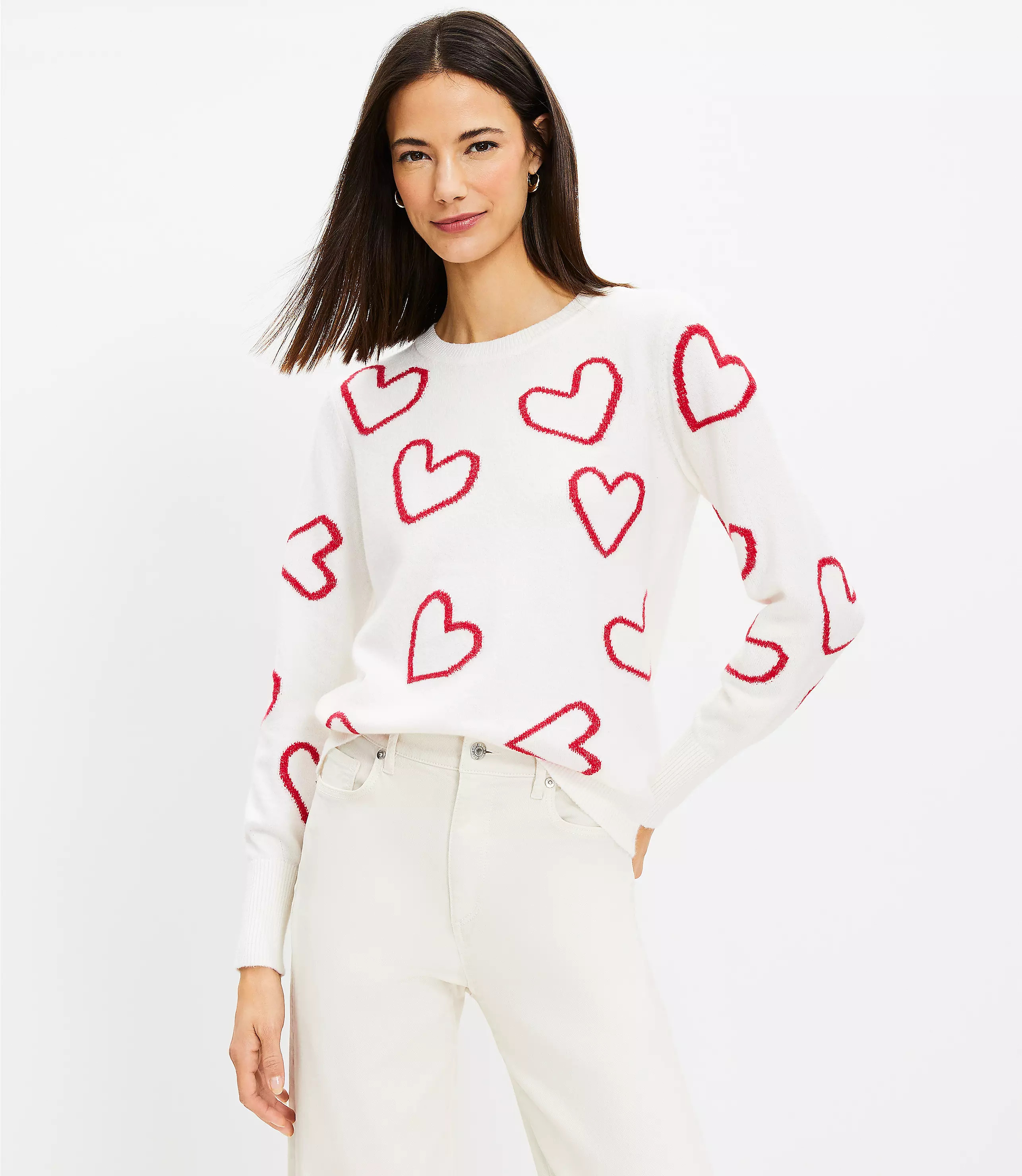 Heart Sweater | LOFT