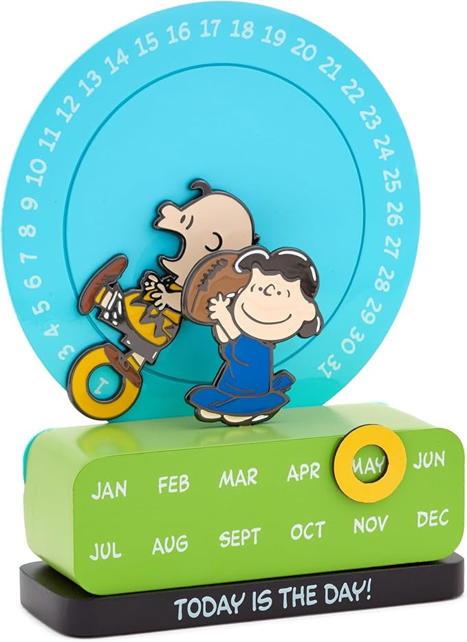 Hallmark Peanuts Magnetic Perpetual Calendar (Charlie Brown and Lucy) Gift for Boss, Grads, Fans | Amazon (US)