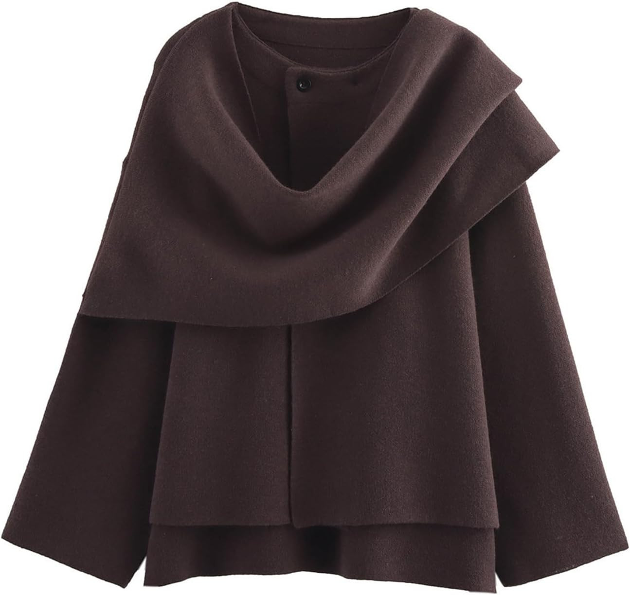 Women's Oversized Scarf Jacket Shawl Wraps Knit Winter Peacoat | Amazon (US)