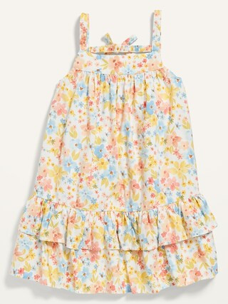 Sleeveless Floral All-Day Swing Dress for Toddler Girls | Old Navy (US)