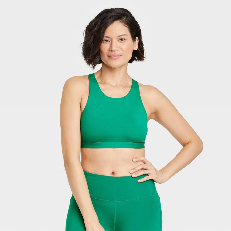 Women's Light Support Simplicity Twist Bra - All in Motion™ | Target