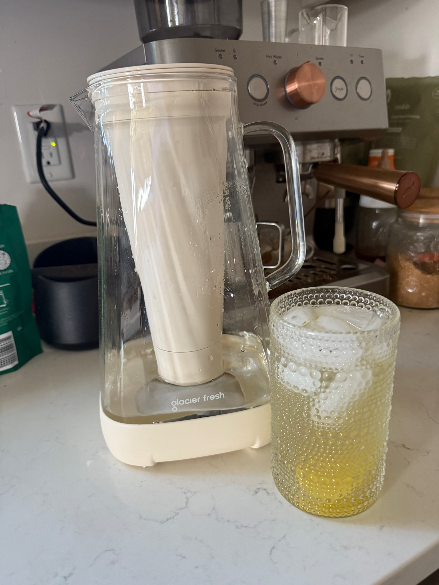 Code CIARADEANNE to save! ✨ Say goodbye to plastic pitchers and hello to clean, fresh water in style! This Glacier Fresh glass water filter pitcher not only looks beautiful on your counter, but it's also made with low-tox materials and powerful filtration to reduce chlorine, heavy metals, and impurities. Perfect for anyone embracing a cleaner, healthier home 🌿💧 #LowToxLiving #WaterFilterPitcher #GlacierFresh #GlassPitcher #HealthyHome #SustainableLiving #CleanWaterEveryday #EcoFriendlyKitchen #FilteredWater 

#LTKFindsUnder50 #LTKFamily