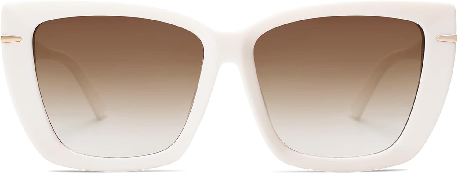 SOJOS Oversized Cat Eye Sunglasses Womens Retro Vintage 70s Trendy Stylish Shades SJ2231 | Amazon (US)