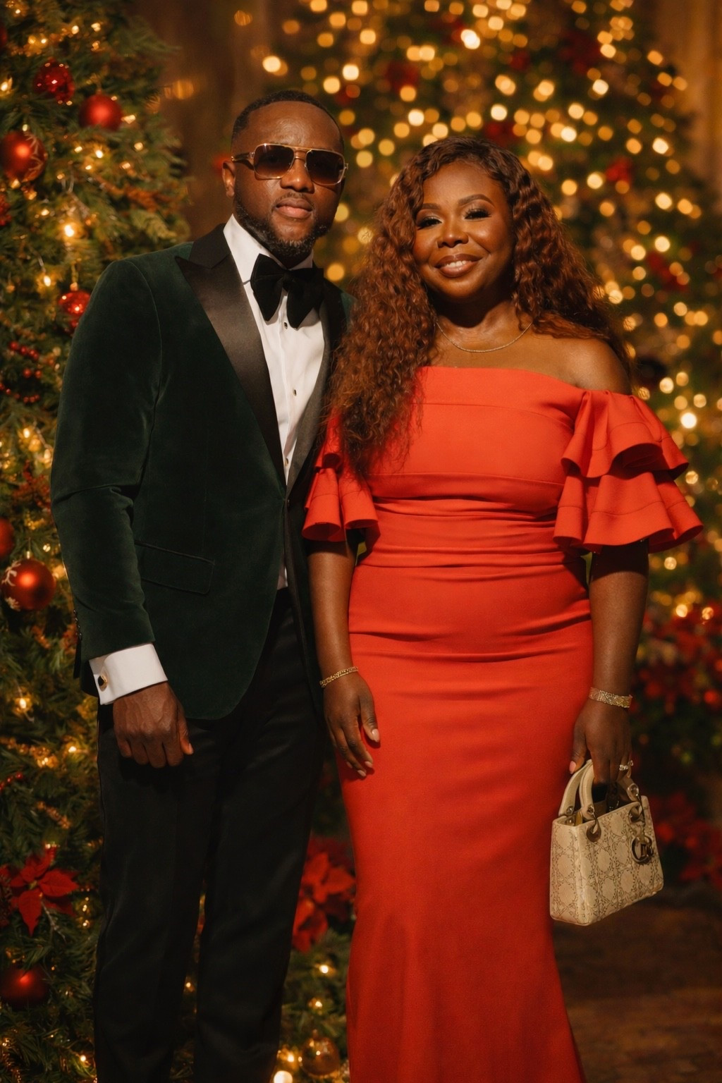 Love this elegant red dress for Christmas party ☺️🎄 #holidayoutfit #dress #partydress 

#LTKGiftGuide #LTKHoliday #LTKootd