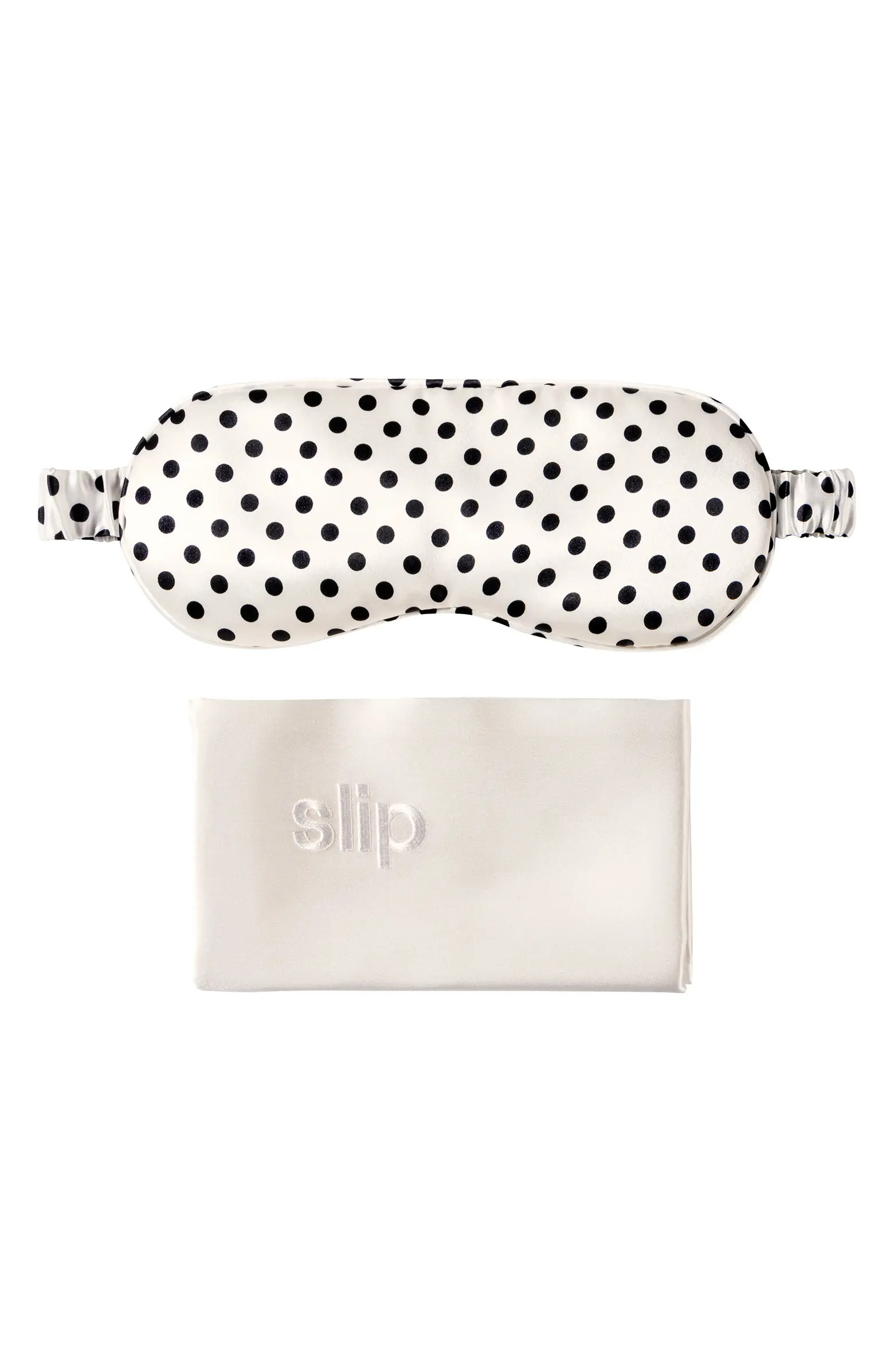 White & Polka Dot Pillowcase & Sleep Mask Set | Nordstrom