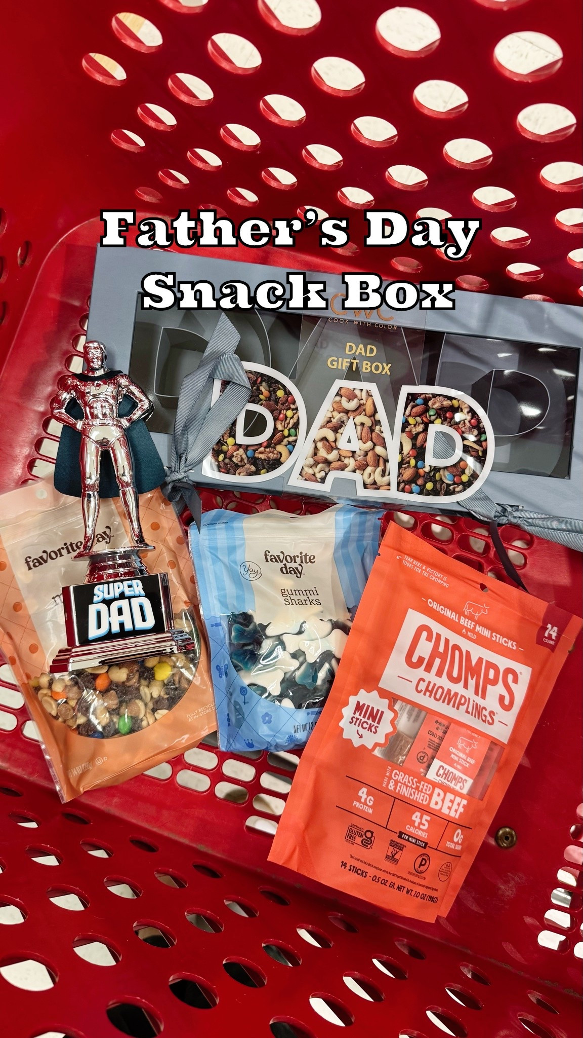 Easy Fathers Day snack to put together! My girls loved the trophy too to give to their dad 🦸‍♂️ @Target #targetfinds #fathersday #target