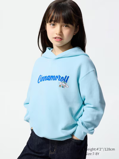 Sanrio characters Sweat HoodieColor: 61 BLUESize: KIDS 7-8Y(130)3-4Y(110)5-6Y(120)7-8Y(130)9-10Y(... | UNIQLO (US)