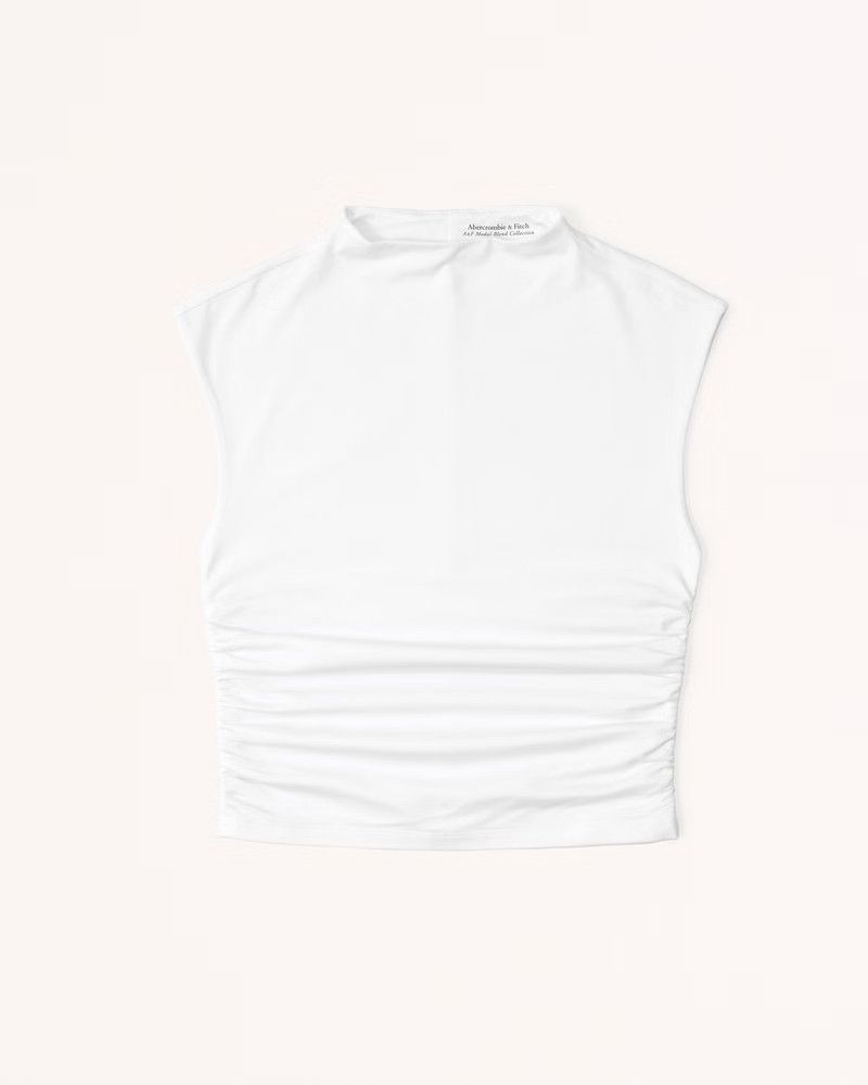 Ruched Shell Top | Abercrombie & Fitch (US)