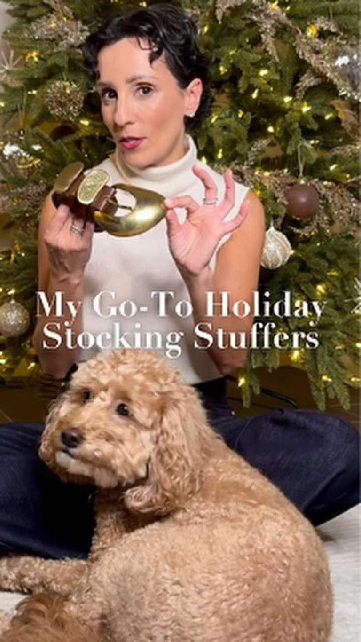 These are my go-to stocking stuffers — the belt I get asked about every time I wear it, my favorite stain remover, a classic scarf, clean sunscreen, travel-size body oil, self-tanner, face oil, the prettiest Bluetooth speaker, and an under-eye product the girls love every year. Easy gifts that always get used. 

 #LTKGiftGuide #LTKHoliday