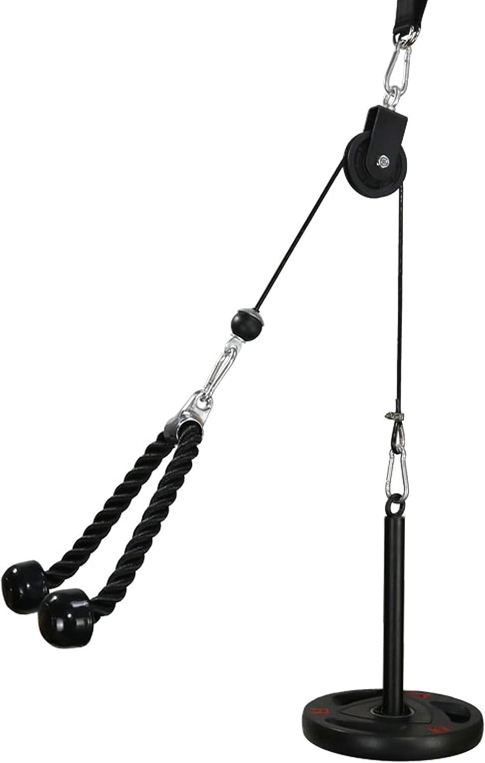 LFJ LAT Pull Down and Lift Weight Pulley System Cable Machine Pulley Attachment for Triceps Pull Down, Biceps Curl, Back, Forearm, Shoulder Home Gym Equipment | Amazon (US)