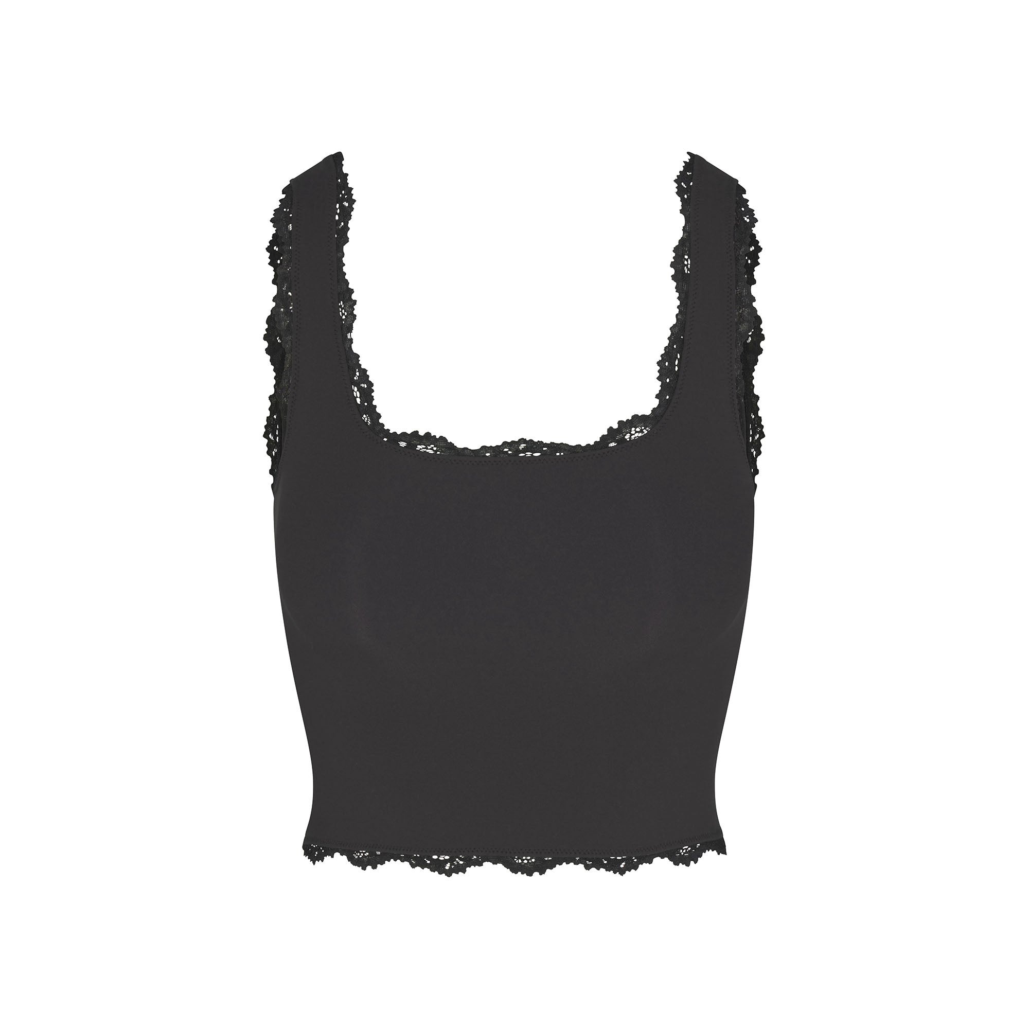 SKIMS Tank Top | Black | Medium | Fits Everybody Lace | SKIMS (US)