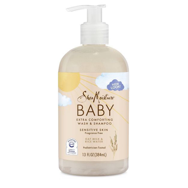 SheaMoisture Baby Wash & Shampoo Oat Milk & Rice Water Extra Comforting Fragrance Free for Sensit... | Target