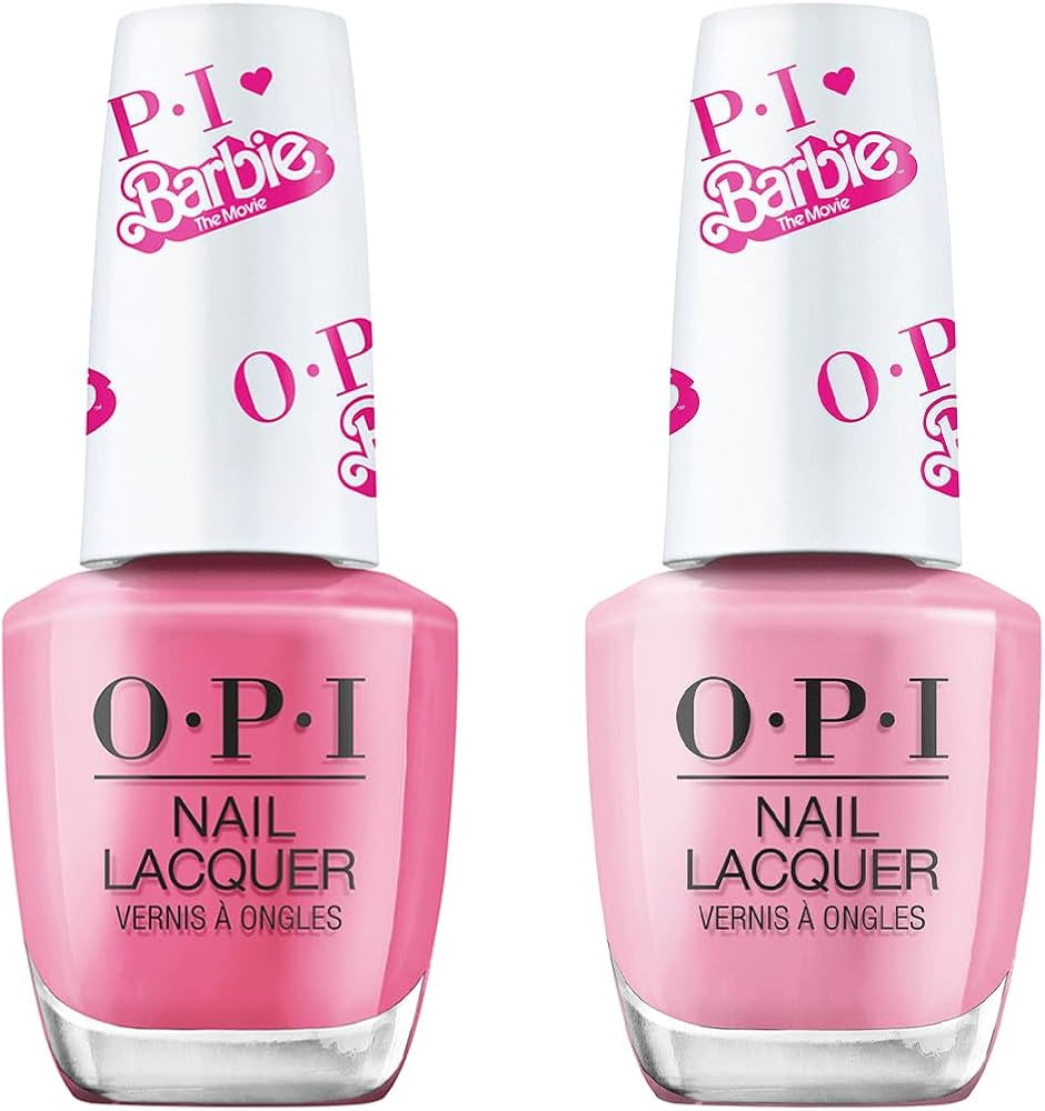 OPI Nail Lacquer, OPIxBarbie Limited Edition Collection, Hi Barbie! & Feel the Magic!, 0.5 fl oz | Amazon (US)