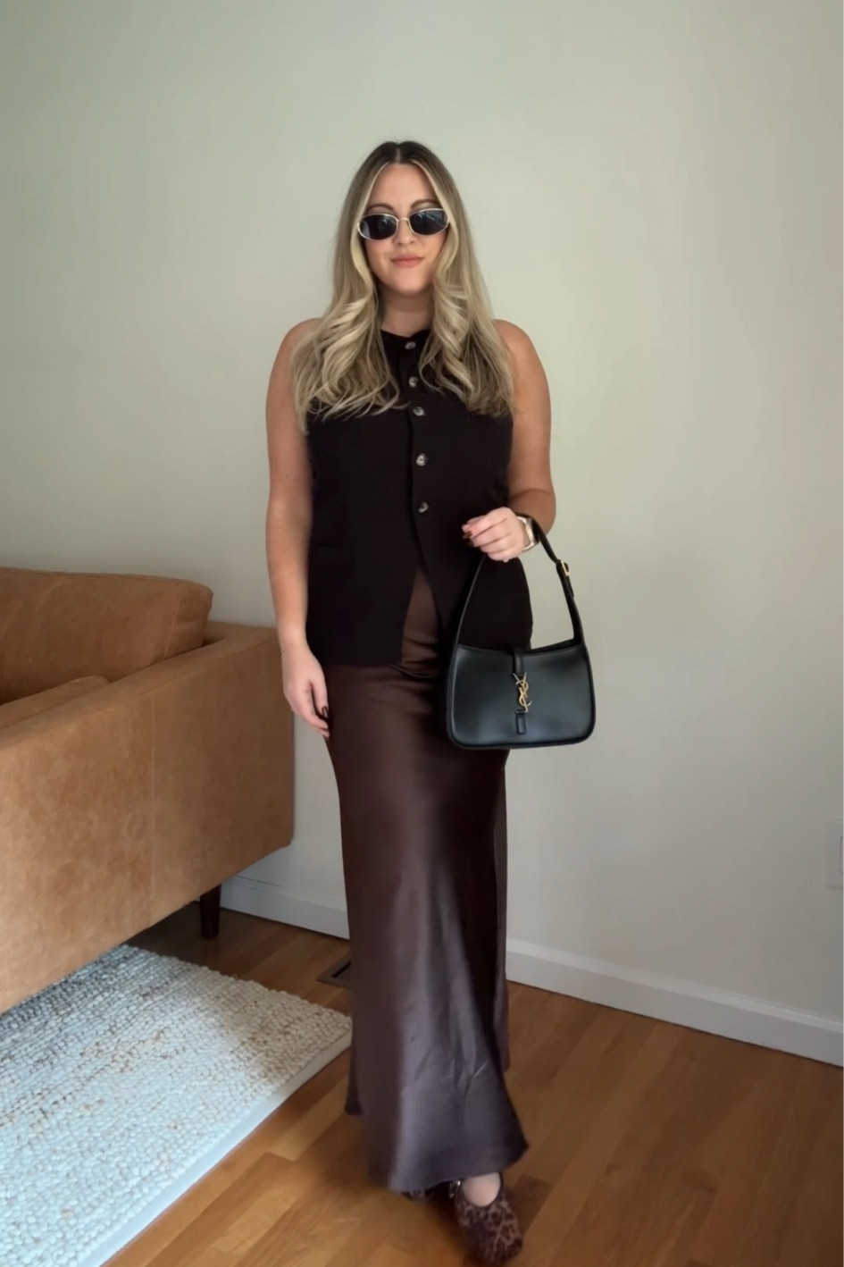Satin skirt outfit 〰️ fall capsule, fall capsule wardrobe 2024, satin midi skirt, satin maxi skirt, fall outfit ideas, early fall outfits, fall workwear outfit, workwear outfit ideas, button up vest outfit

#LTKStyleTip #LTKSeasonal #LTKWorkwear