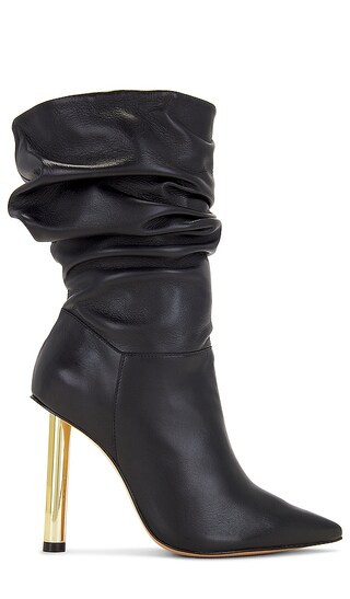 Ashlee Pin Heel Bootie in Black | Revolve Clothing (Global)