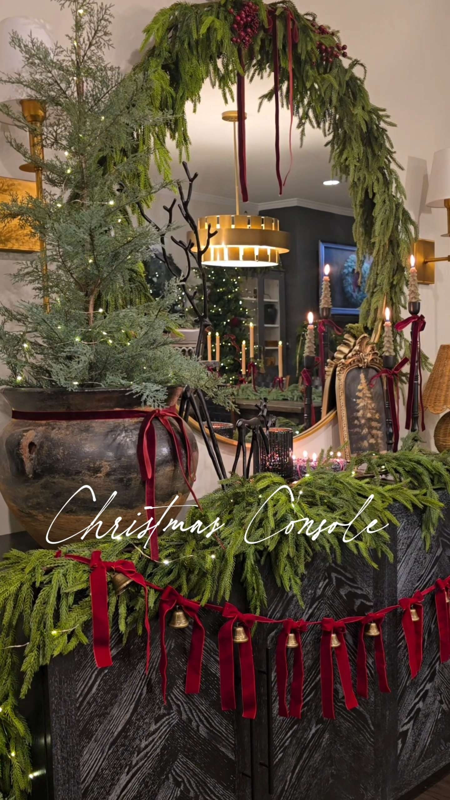 Christmas Console  

 #LTKHoliday #LTKSeasonal #LTKHome