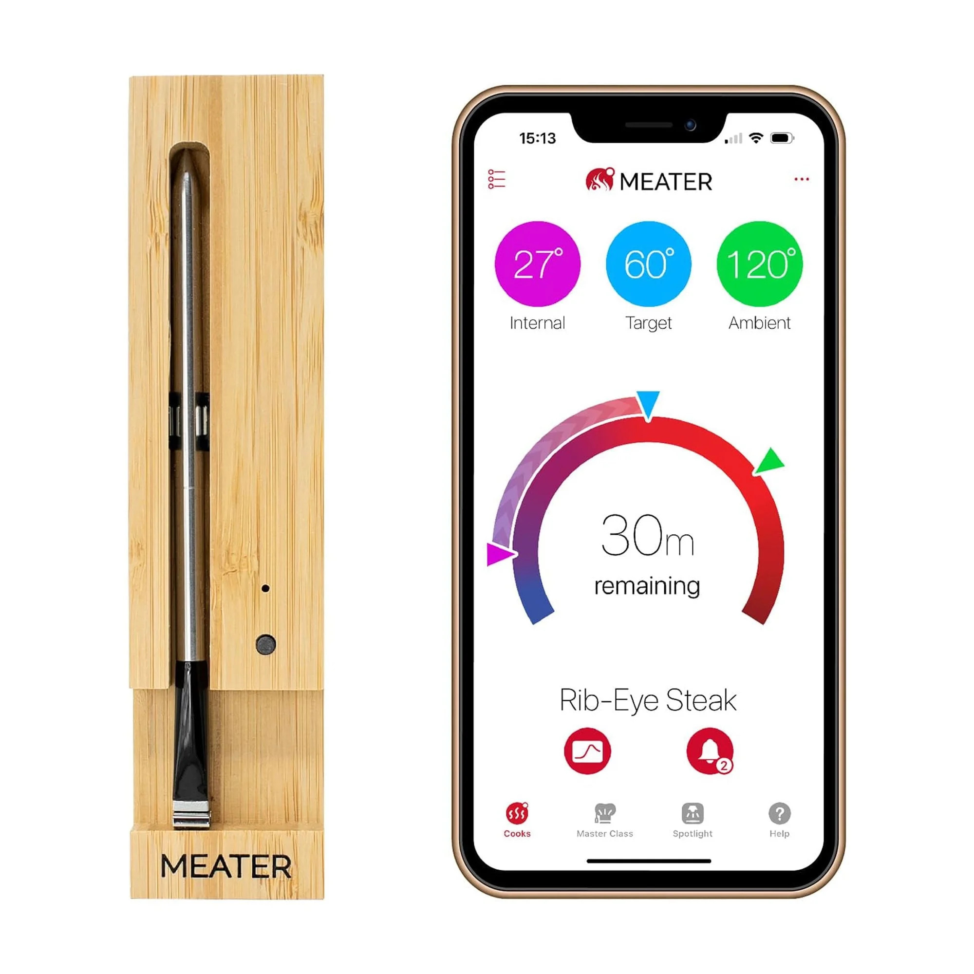 MEATER The Original True Wireless Smart Meat Thermometer OSC-MT-ME01 - NEW MEATER The Original Tr... | Walmart (US)