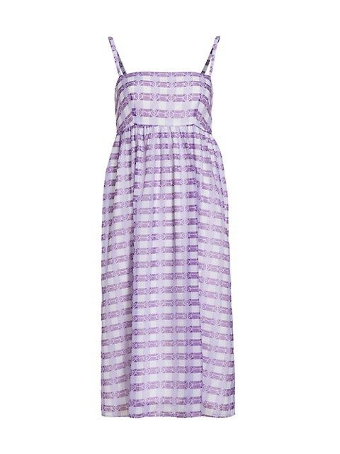 Aspen Plaid Fit & Flare Midi-Dress | Saks Fifth Avenue