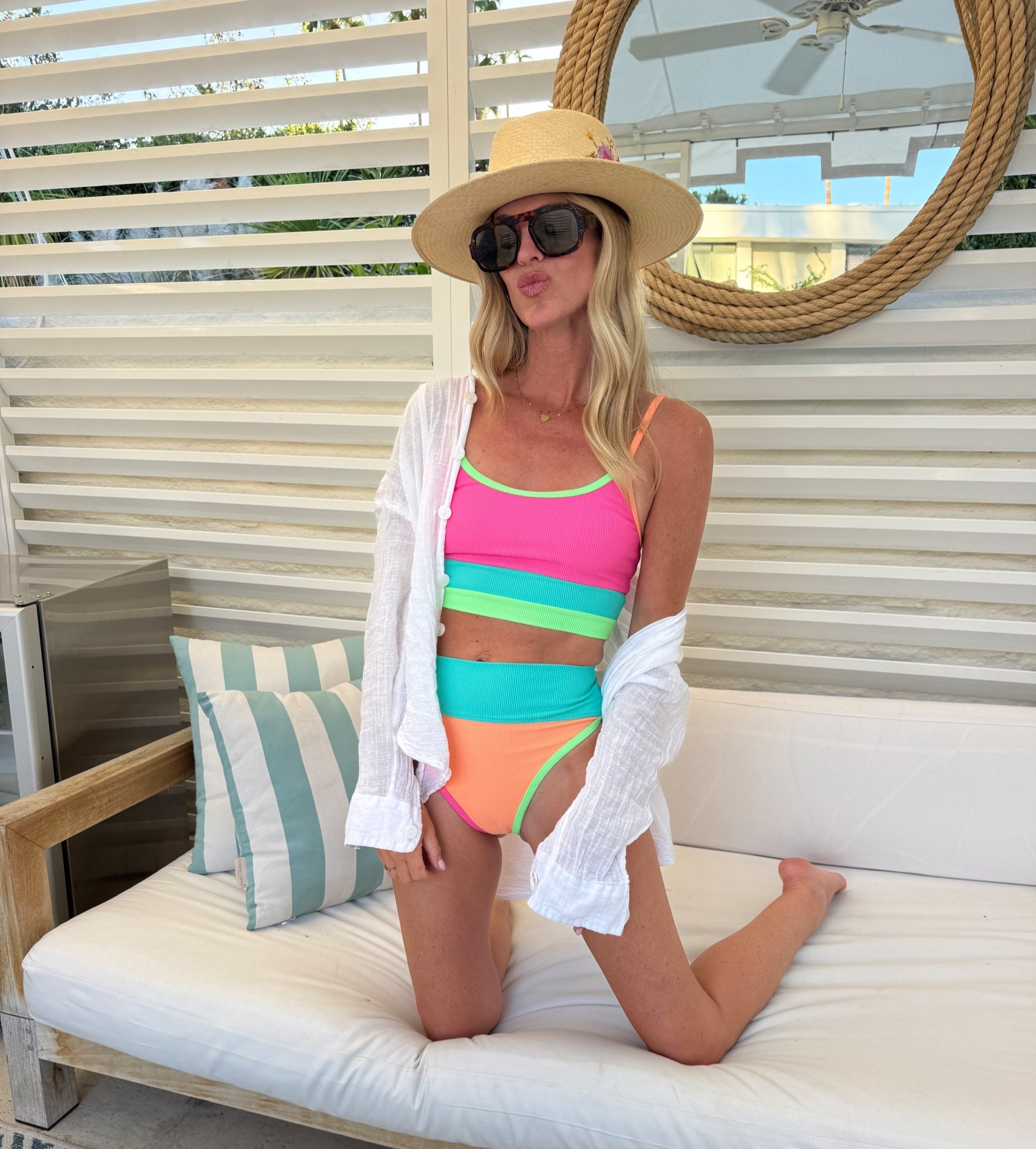 Spring break style! Love this bright colorblocked beach riot bikini. Also comes in kids sizes  

#LTKSwim #LTKTravel #LTKSeasonal